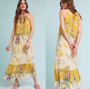 LIMITED TIME OFFER Anthropologie Koi Fish Paradiso Halter Maxi